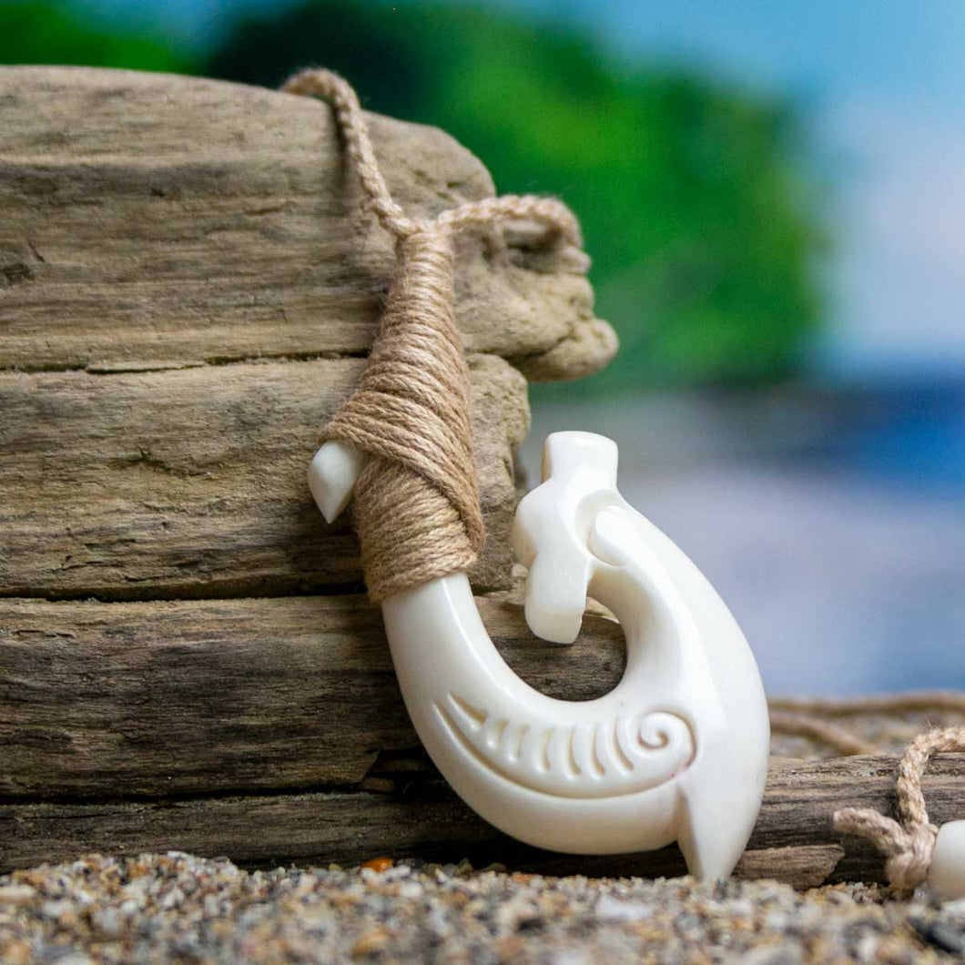 Hammerhead Shark Necklace - Fish Hook Necklace - Hand Carved by Bali  Necklaces