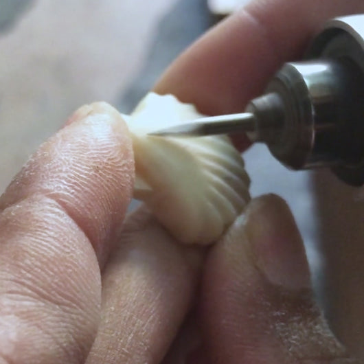 Bali Bracelets - Hand Carved Sea Shell Bracelet