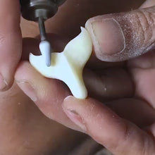 Load and play video in Gallery viewer, Bali Bracelets - Hand Carved Dorsal Bracelet and Fin Fluke Fin Bracelet
