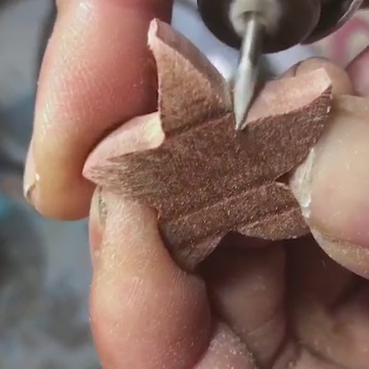 Bali Bracelets - Hand Carved Plumeria Flower Bracelet