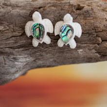 Load image into Gallery viewer, Abalone Sea Turtle Studs

