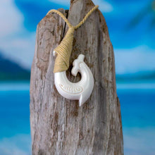 Load image into Gallery viewer, shark necklace hammerhead shark jewelry hand carved by bali necklaces
