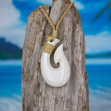 Load image into Gallery viewer, hei matau necklaces fish hook jewelry hand carved by bali necklaces
