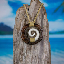 Load image into Gallery viewer, Koru Necklace Koru jewelry hawaiian jewelry bali jewelry hand carved
