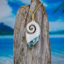 Load image into Gallery viewer, koru necklace hand carved hawaiian koru jewelry by bali necklaces
