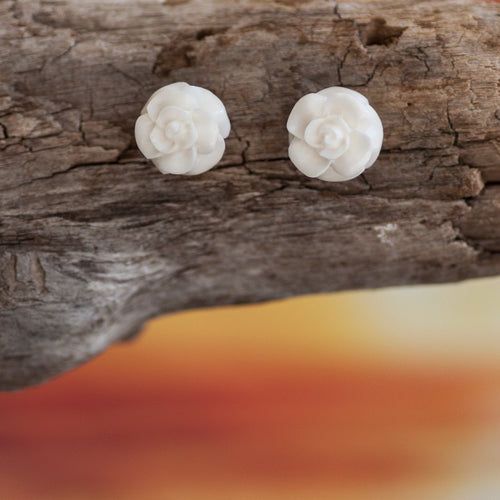 Rose Flower Studs Earring Bali Necklaces 