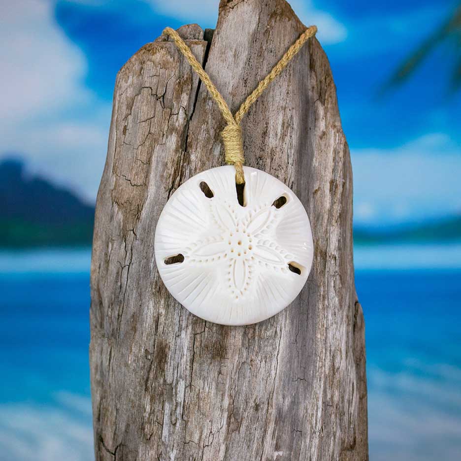 sand dollar necklace sand dollar jewelry hand carved by bali necklaces