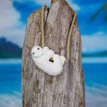 Load image into Gallery viewer, sloth jewelry sloth necklace hand carved by bali necklaces
