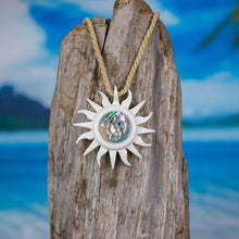 Load image into Gallery viewer, sun necklace sun jewelry hand carve by bali necklaces
